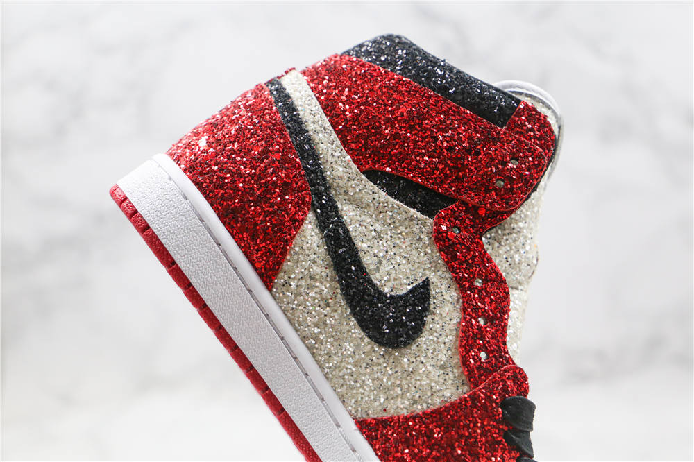 110USD Air Jordan 1 Bred Diamond CK5566-610 36-47.5