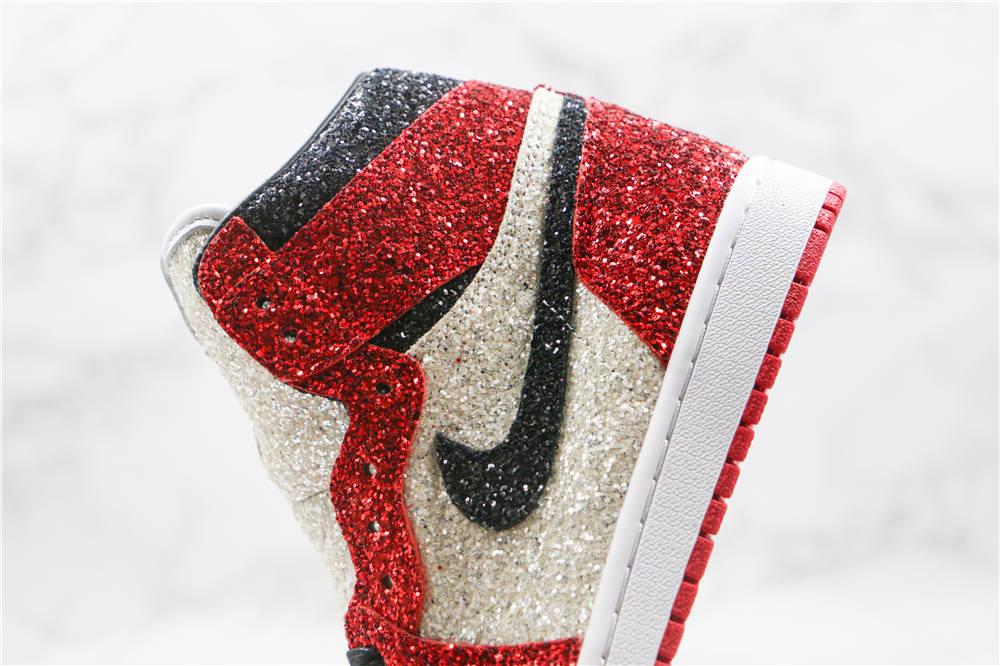 110USD Air Jordan 1 Bred Diamond CK5566-610 36-47.5