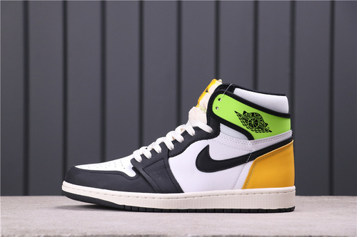 $110USD Air Jordan 1 High Volt Gold 555088-118 40-47.5