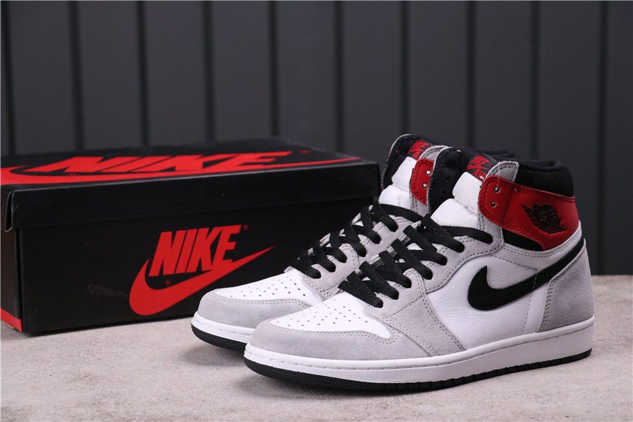 $110USD Air Jordan 1 HighLight Smoke Grey 555088-126 40-47.5