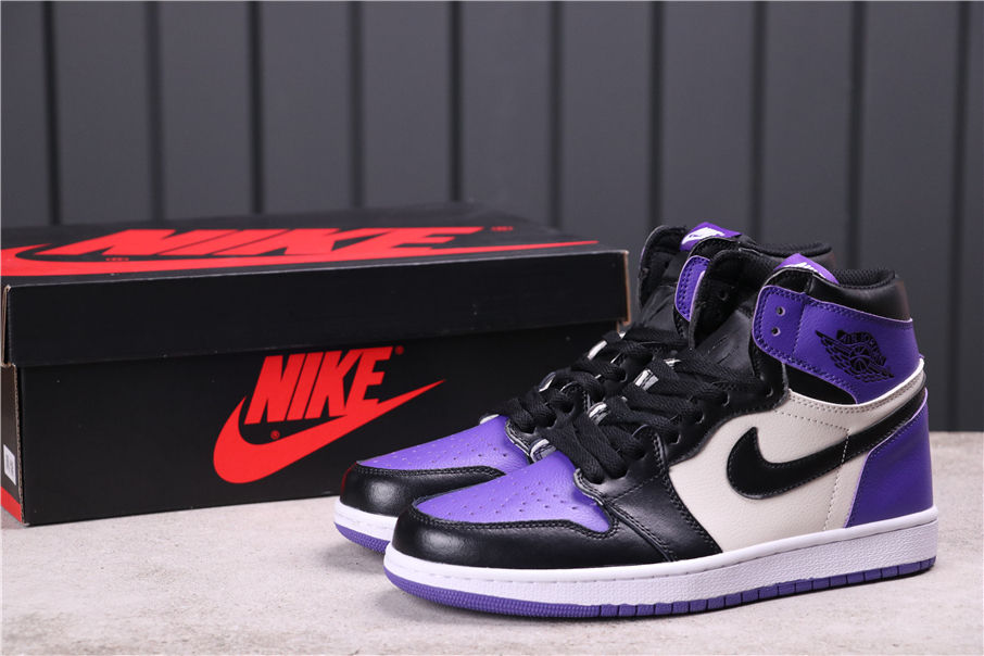 31USD Air Jordan 1 High Court Purple 555088-501 36-45