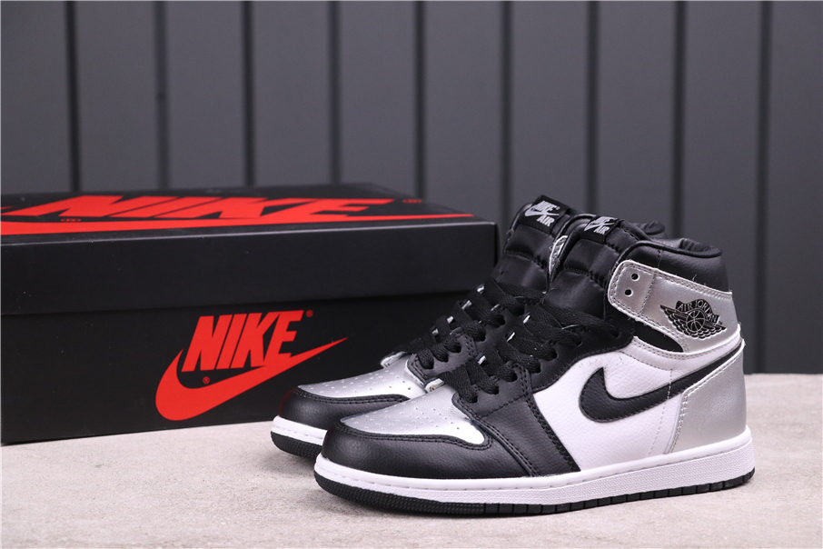 31USD aj1 Air Jordan 1 High OG WMNS Silver Toe CD0461-001 Size 36-46