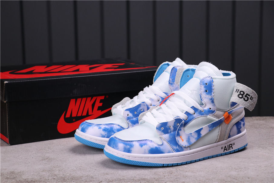 33USD OFF-WHITE x Air Jordan 1 UNC AQ0818-14836-46