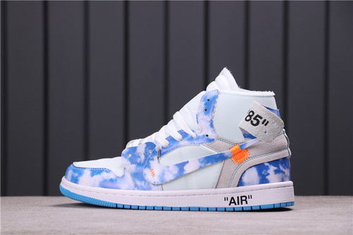 33USD OFF-WHITE x Air Jordan 1 UNC AQ0818-14836-46
