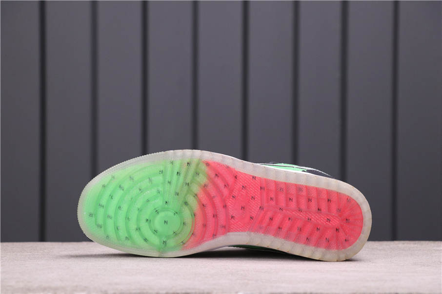36USD Air Jordan 1 High Zoom “Rage Green” CK6637-002 36-45