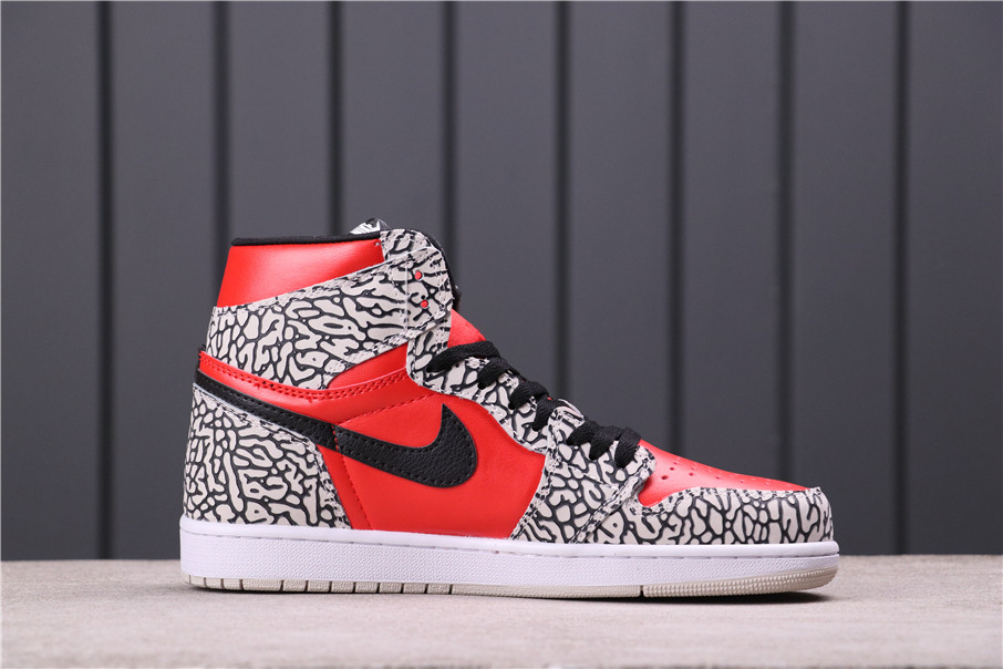 40USD Air Jordan 1 High Red Satin Snake CD0461-601 36-46