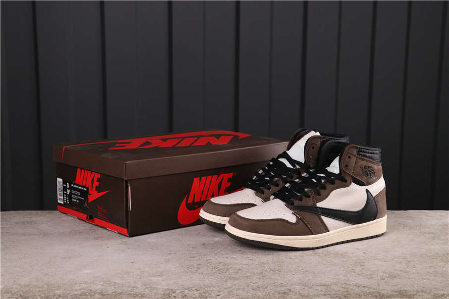 40USD Travis Scott xAir Jordan 1 Hi OG SP CD4487-100 36-45