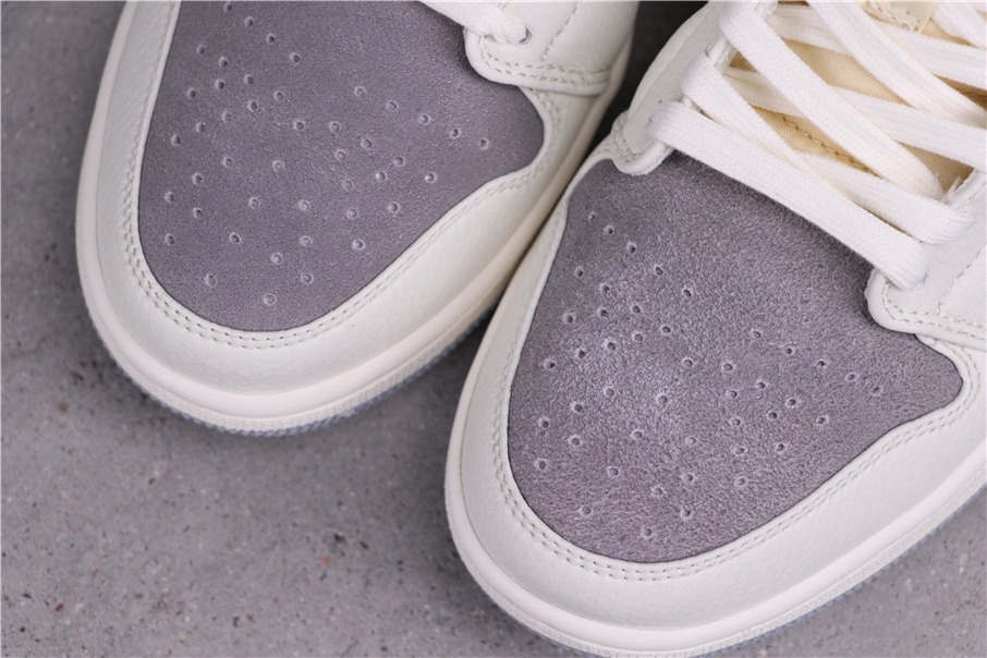 44USD Air Jordan 1 Mid Light Smoke Grey CT3443-100 36-45