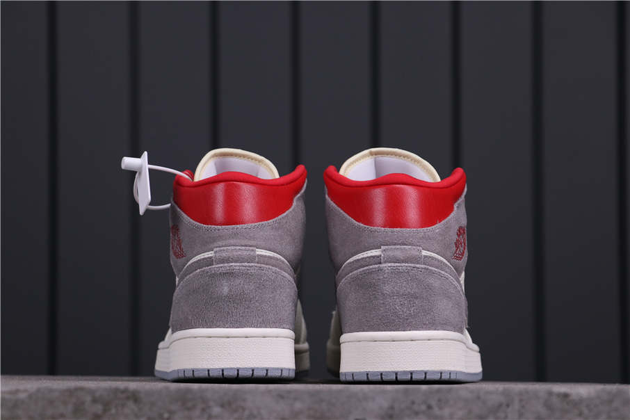 44USD Air Jordan 1 Mid Light Smoke Grey CT3443-100 36-45