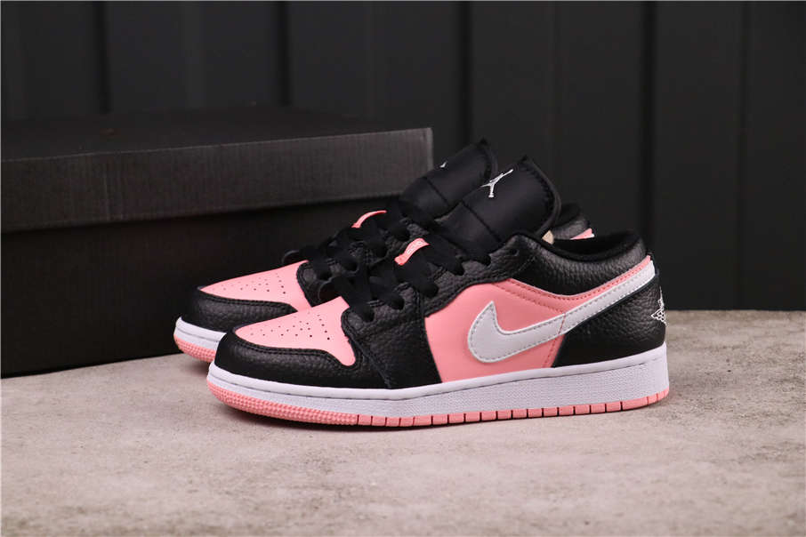 49USD Air Jordan 1 Low Pink Quartz 554723-016 36-40