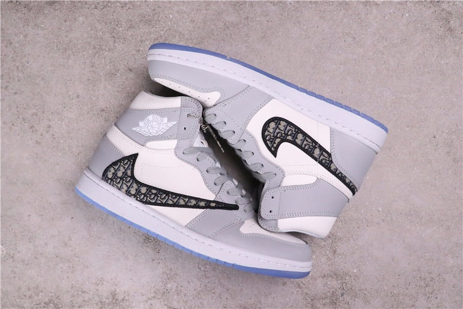 49USD Dior x Air Jordan 1 High 1076501-3001 36-46