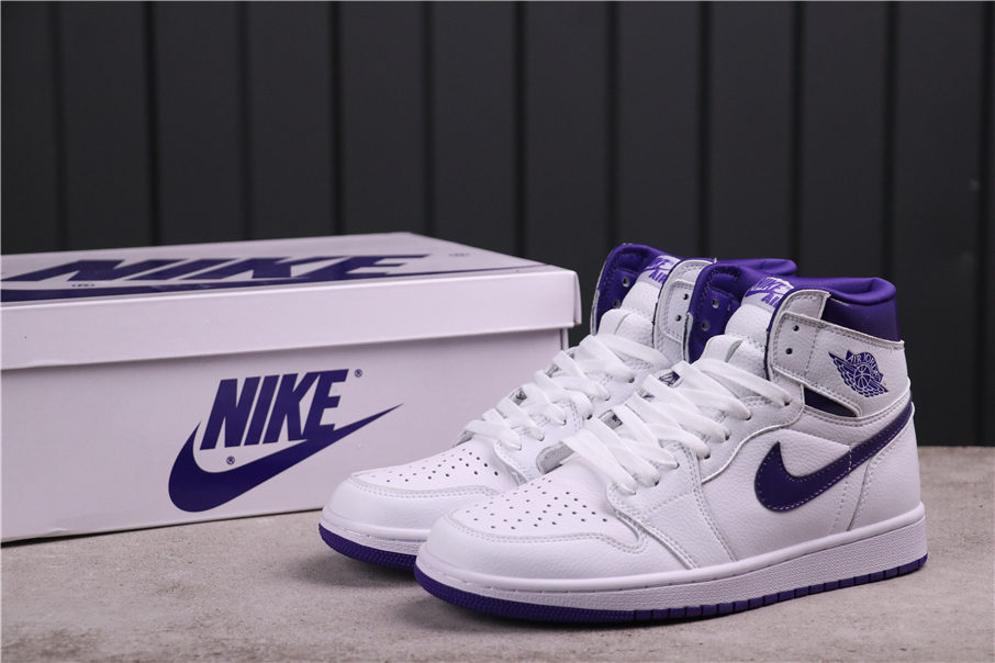 49USD aj1 Air Jordan 1 High OG WMNS Court Purple CD0461-151 Size 36-45