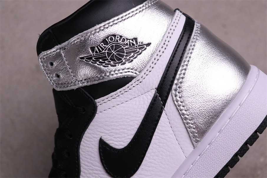 53USD Air Jordan 1 High OG Silver Toe CD0461-001 36-46