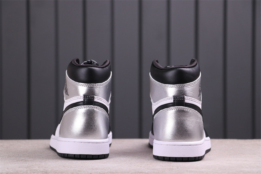 53USD Air Jordan 1 High OG Silver Toe CD0461-001 36-46