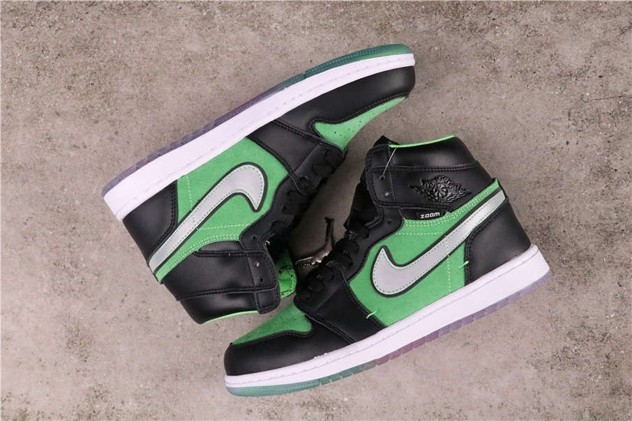 53USD Air Jordan 1 High Zoom Rage Green CK6637-300 36-45