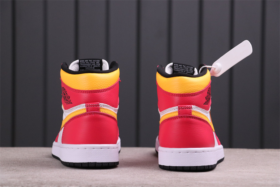 53USD Air Jordan 1 Light Fusion Red555088-603 Size 36-46