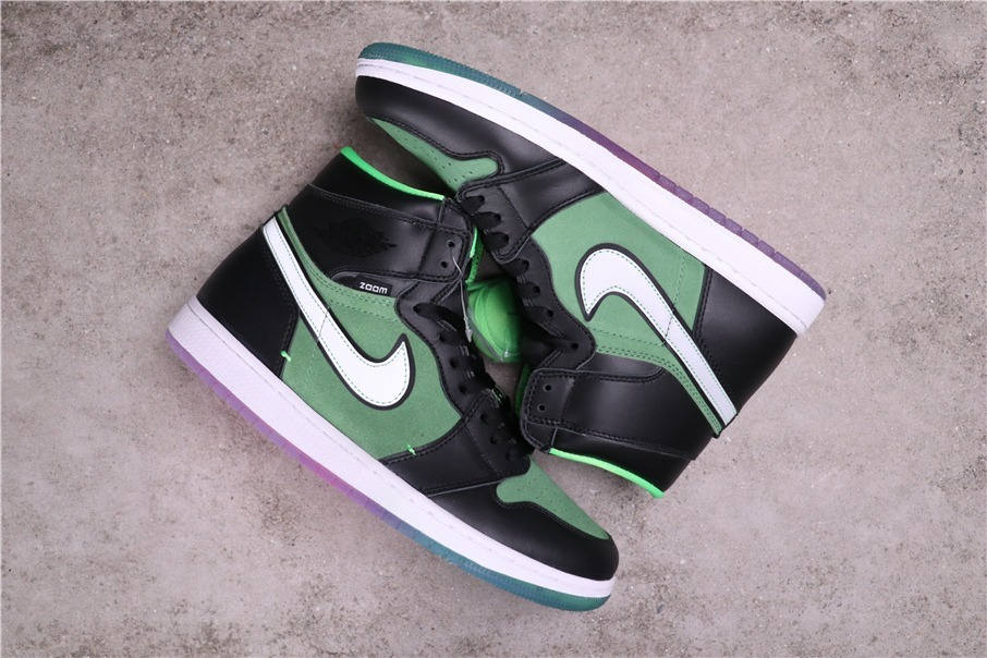58USD Air Jordan 1 High Zoom Rage Green CK6637-002 36-46