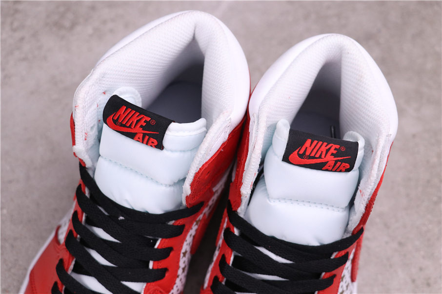 58USD Air Jordan 1Light Fusion Red 555088-600 40-47.5