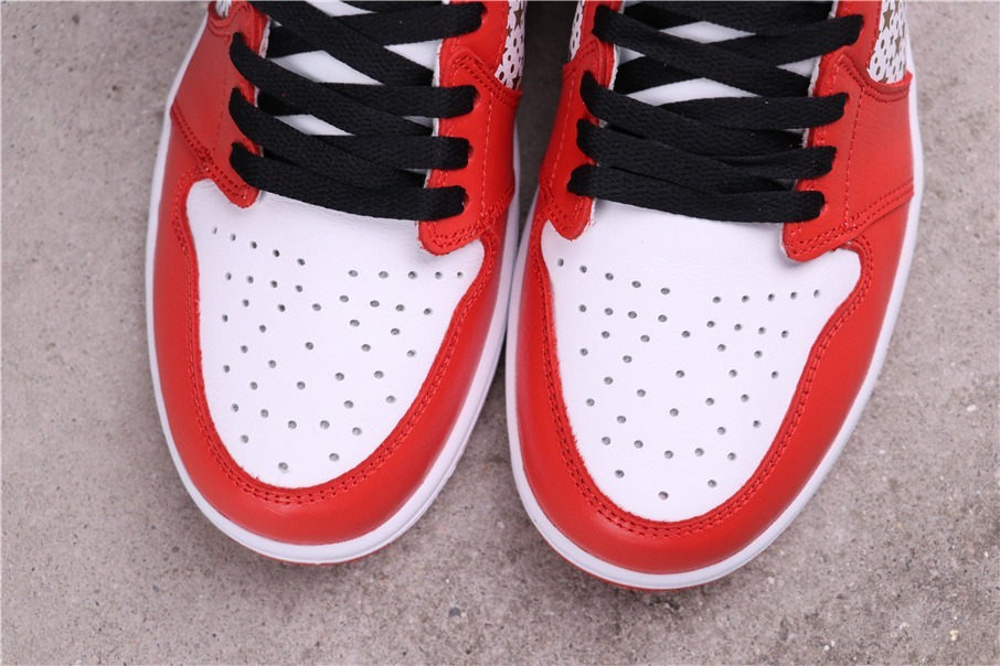 58USD Air Jordan 1Light Fusion Red 555088-600 40-47.5