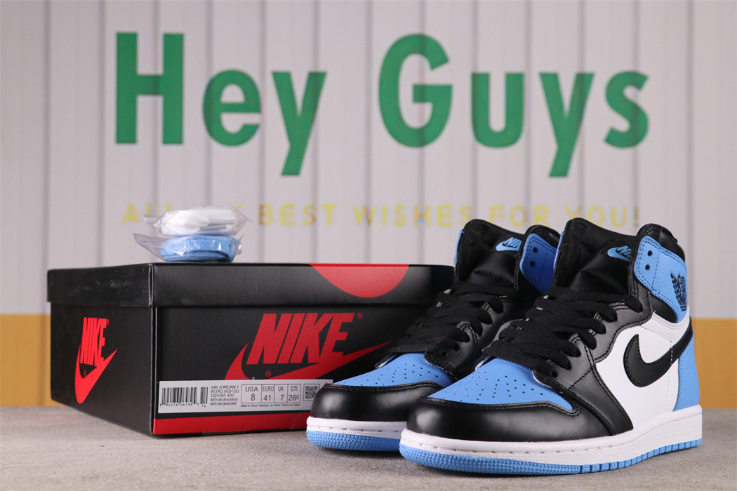 62USD Air Jordan 1 High OG UNC Toe 36-47.5