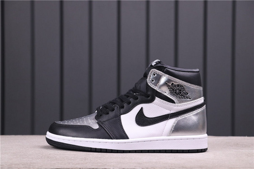 62USD Air Jordan 1 High OG WMNS Silver Toe CD0461-001 36-47