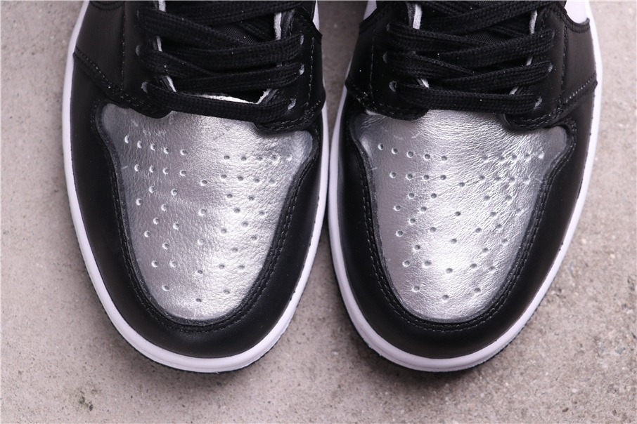 62USD Air Jordan 1 High OG WMNS Silver Toe CD0461-001 36-47