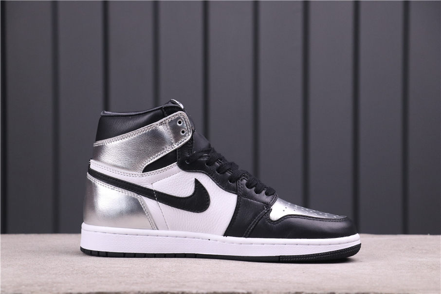 62USD Air Jordan 1 High OG WMNS Silver Toe CD0461-001 36-47