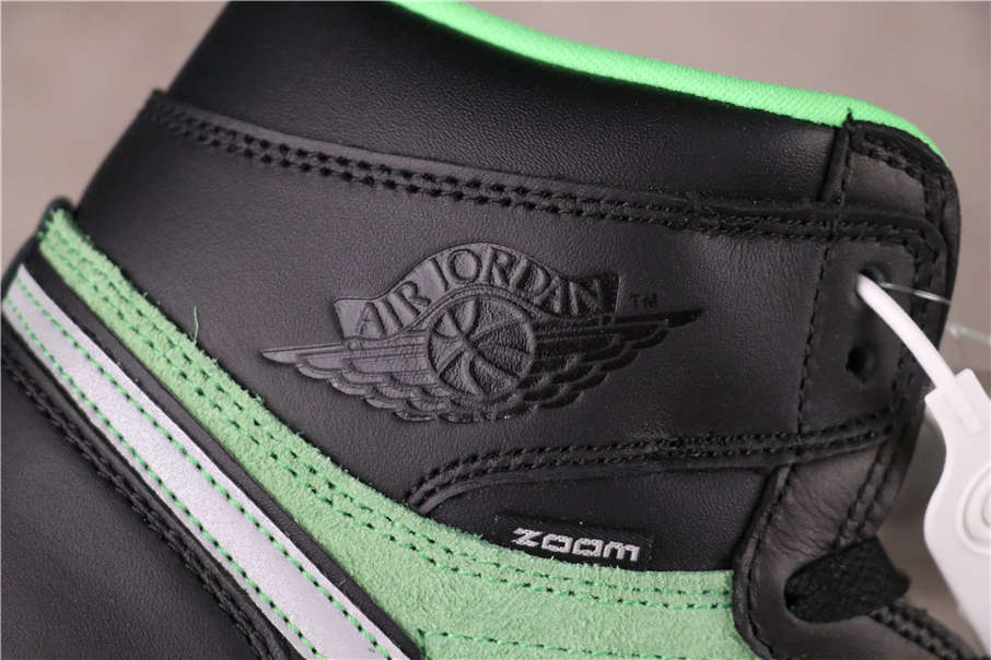 62USD Air Jordan 1 High Zoom Rage Green CK6637-002 40-47.5