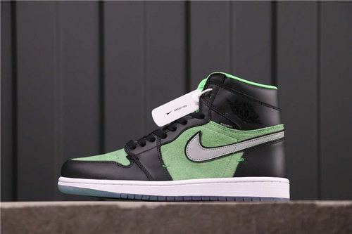 62USD Air Jordan 1 High Zoom Rage Green CK6637-002 40-47.5