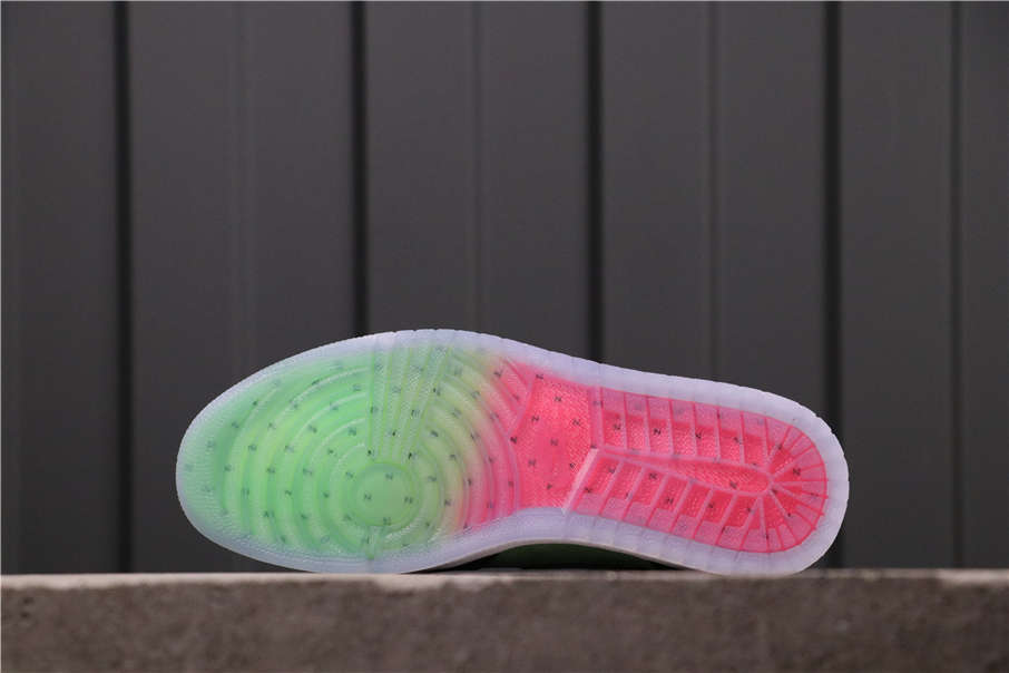 62USD Air Jordan 1 High Zoom Rage Green CK6637-002 40-47.5