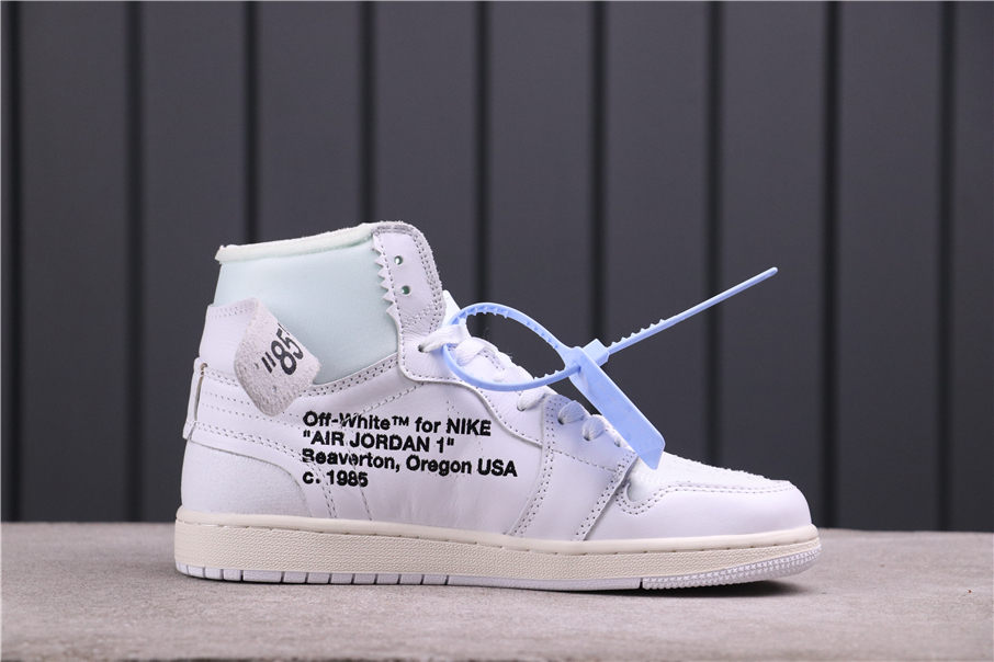 62USD OFF-WHITE x Air Jordan 1 AQ0818-100 36-46