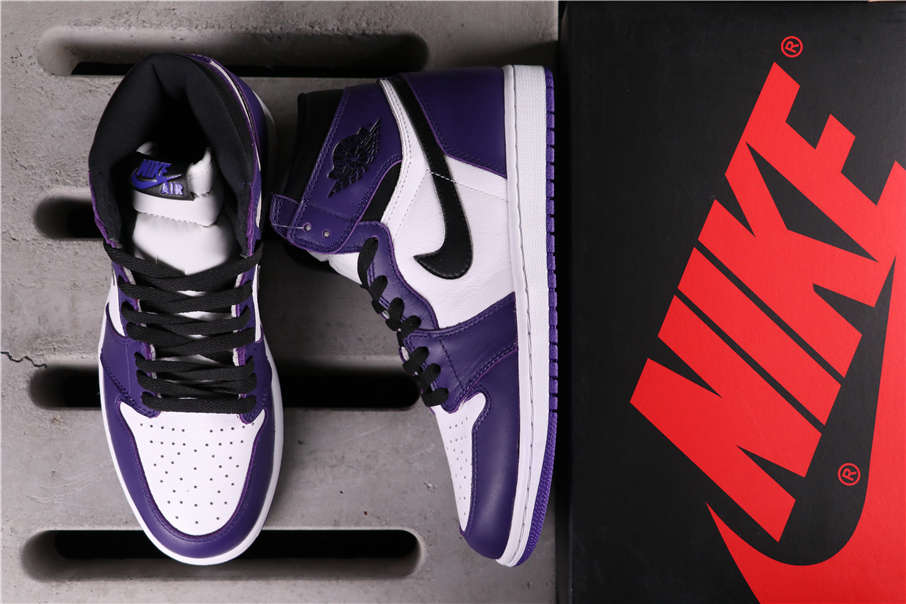 67USD Air Jordan 1 High OG Court Purple 555088-500 36-46