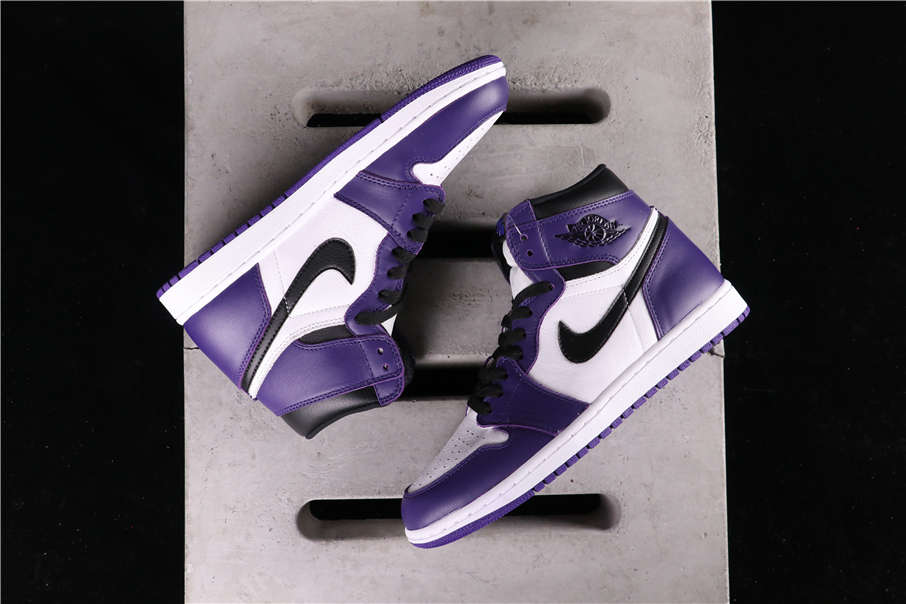 67USD Air Jordan 1 High OG Court Purple 555088-500 36-46