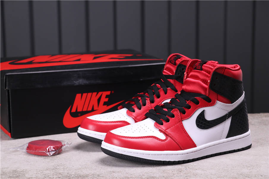 67USD Air Jordan 1 Satin Snake CD0461-601 40-46