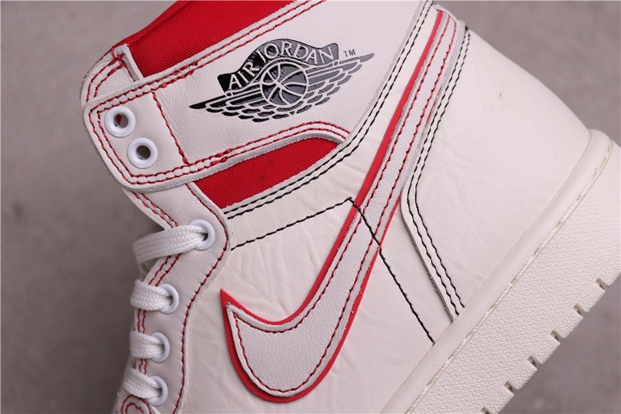 67USD Air Jordan 1Sail University Red 555088-160 Size 36-47
