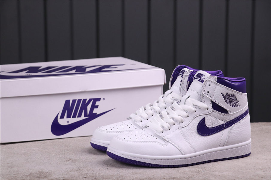 67USD aj1 Air Jordan 1 High OG WMNS Court Purple CD0461-151 Size 36-46