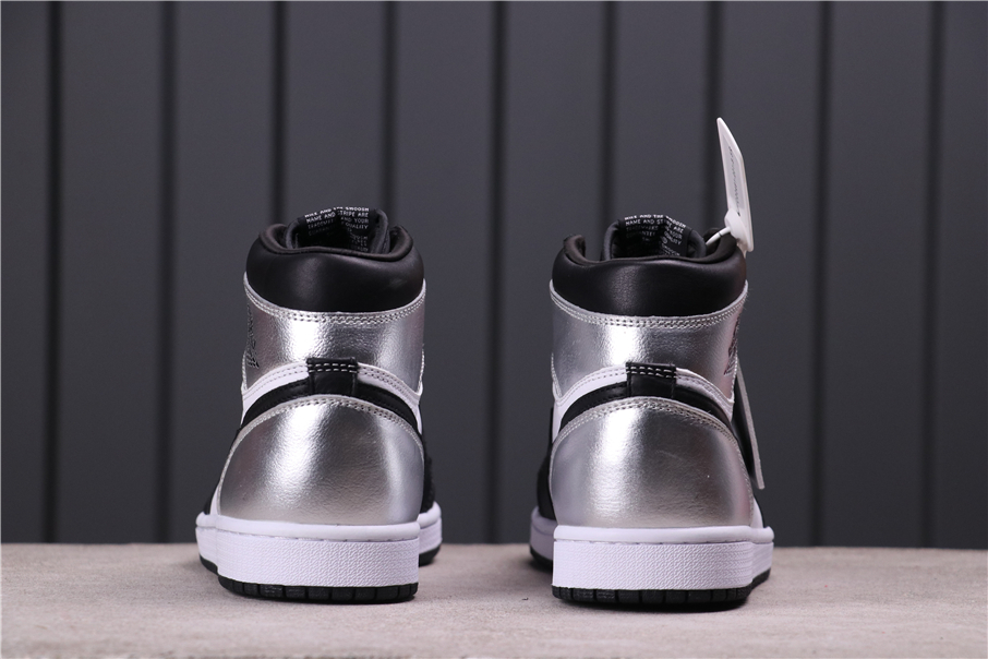 71$USD Air Jordan 1 High OG Silver Toe CD0461-001 36-47.5