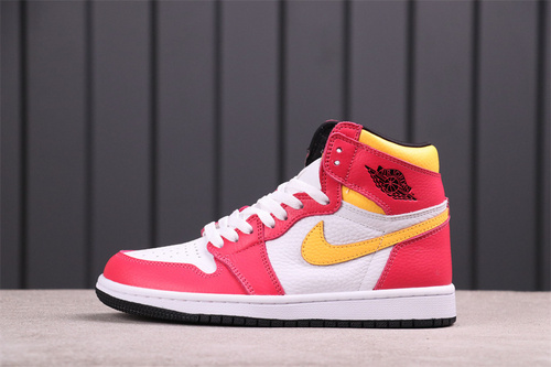 71USD Air Jordan 1 Light Fusion Red 555088-603 EU Size(36-47.5) US Size(W5.5-M13)