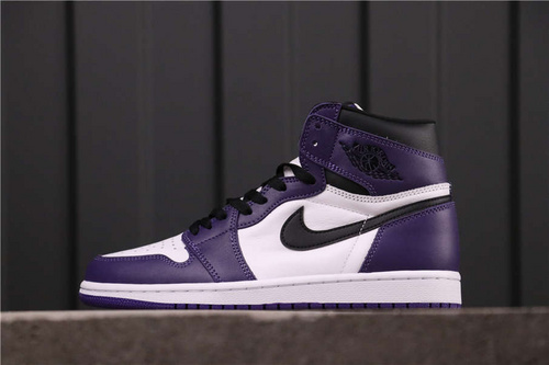 78USD Air Jordan 1 High OG Court Purple 555088-500 36-47.5