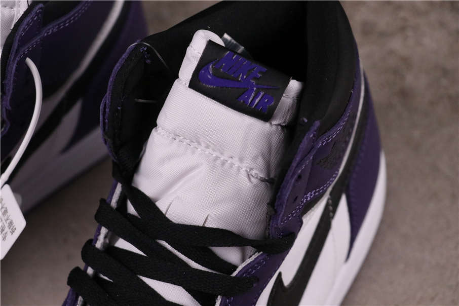 78USD Air Jordan 1 High OG Court Purple 555088-500 36-47.5