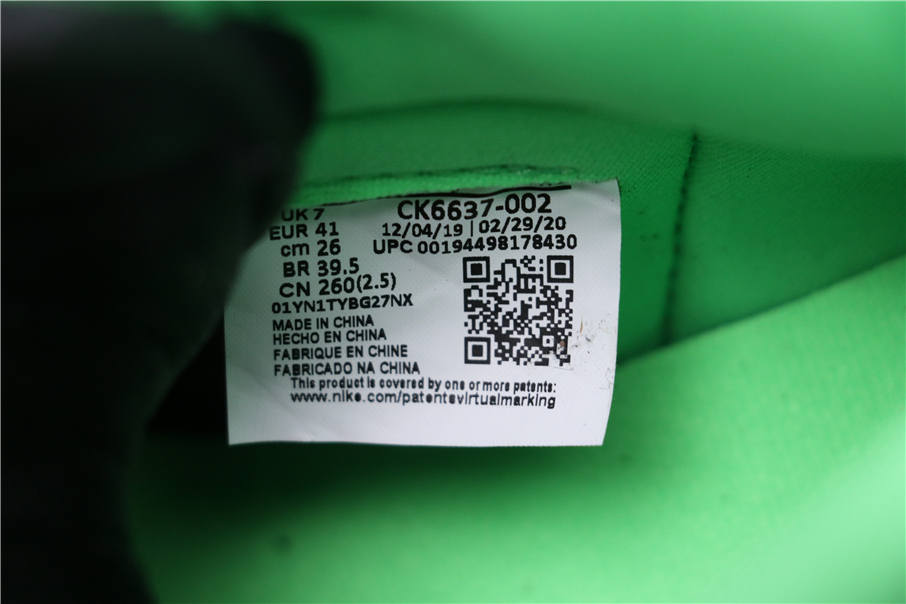 78USD Air Jordan 1 High Zoom Rage Green CK6637-002 40-46