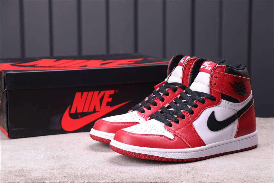 84USD Air Jordan 1 High Chicago 555088-101 40-46
