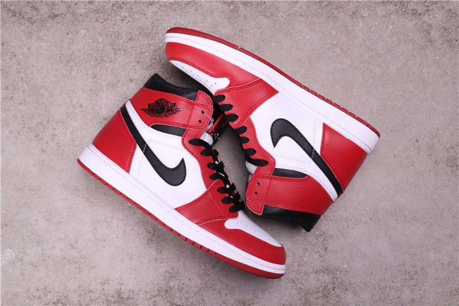 84USD Air Jordan 1 High Chicago 555088-101 40-46