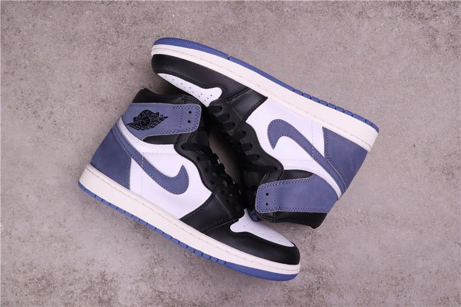 89USD AIr Jordan 1 “Blue Moon” 555088-115 SIZE 36-47.5