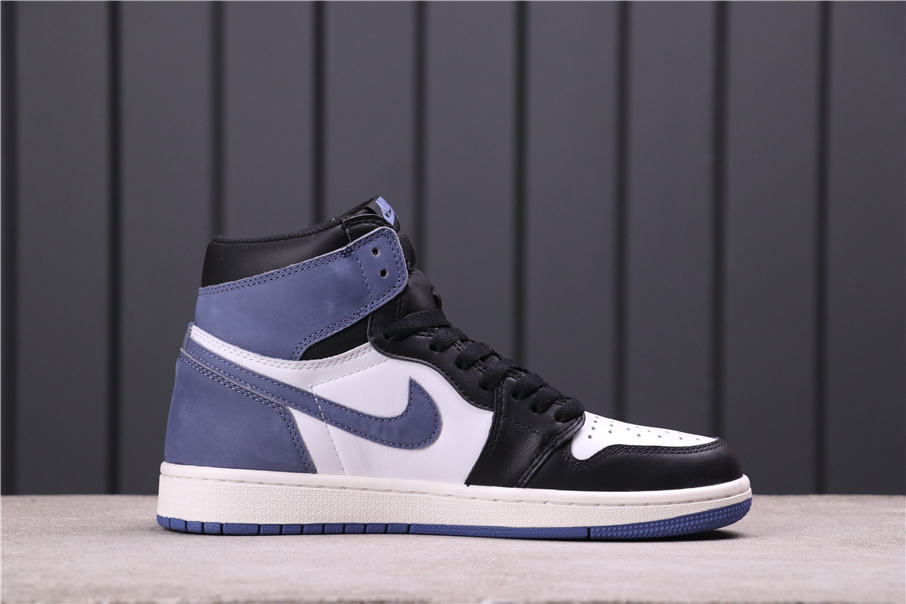 89USD AIr Jordan 1 “Blue Moon” 555088-115 SIZE 36-47.5