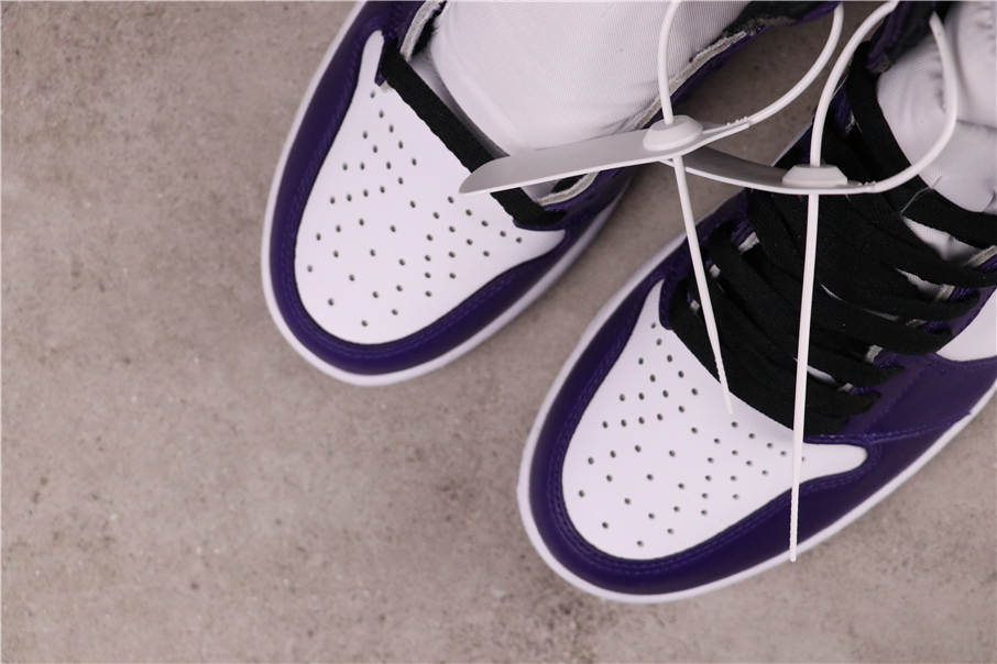 89USD Air Jordan 1 High OG Court Purple 555088-500 40.5-46