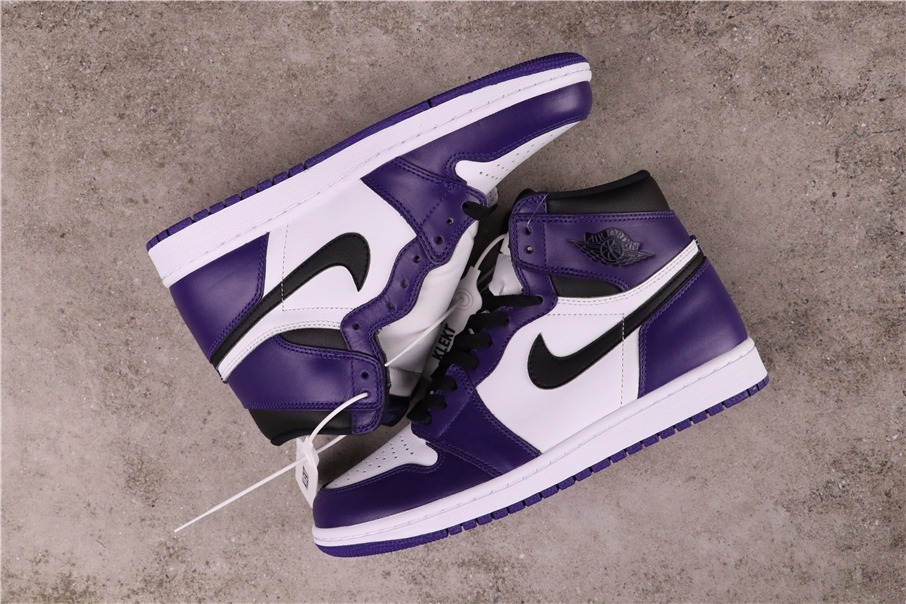 89USD Air Jordan 1 High OG Court Purple 555088-500 40.5-46