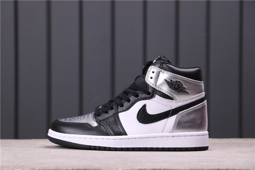 89USD Air Jordan 1 High OG Silver Toe CD0461-001 36-47.5