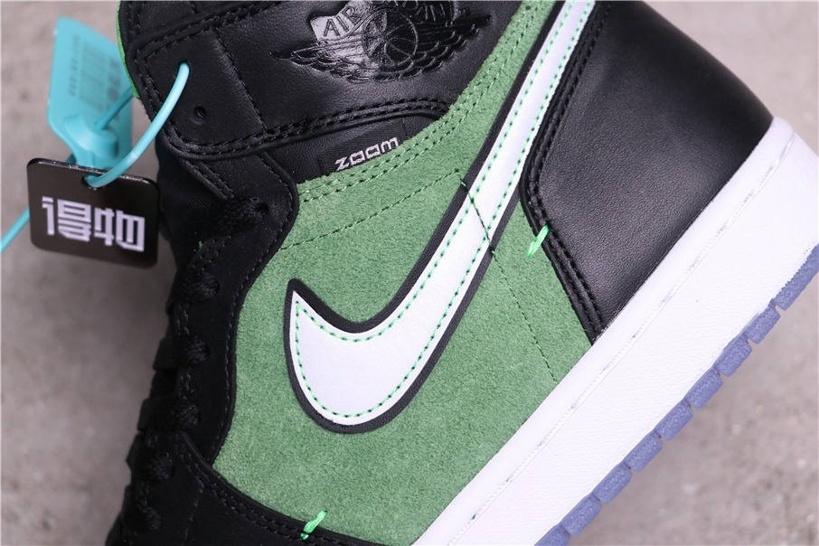 89USD Air Jordan 1 High Zoom Rage Green CK6637-002 40.5-47.5