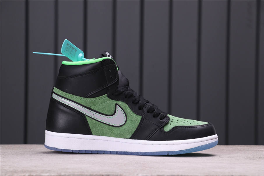 89USD Air Jordan 1 High Zoom Rage Green CK6637-002 40.5-47.5